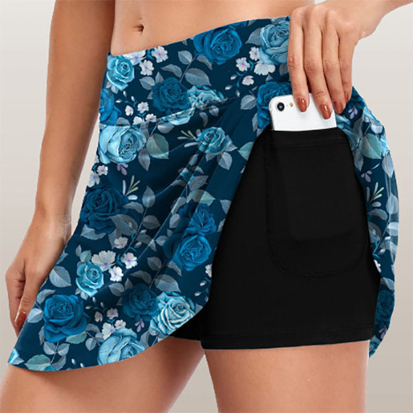 Jupe short fleuri sale