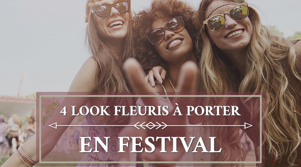 Look fleuri pour Festival de Musique