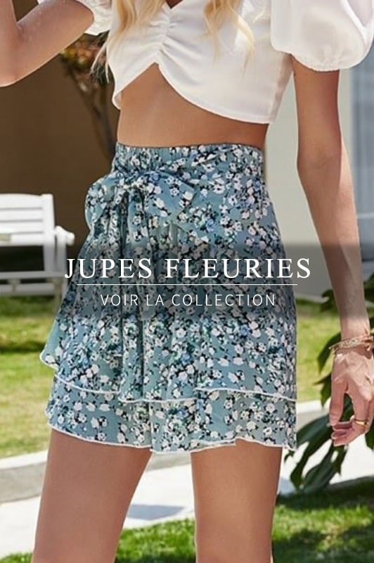 Jupe fleurie | Jupe à fleurs