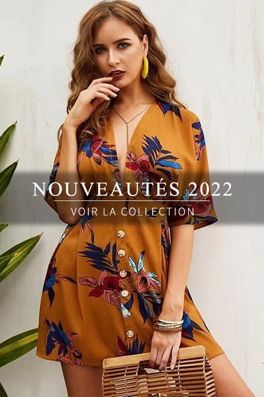Nouveaux vêtement fleuris femme 2022
