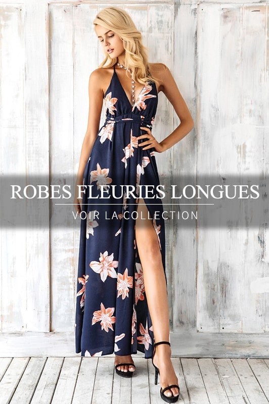 Robe Longue Fleurie