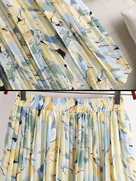 Jupe plissée pour femme (Boutique vêtement turque en ligne) - Couleur prune Jupe plissée pour femme (Boutique vêtement turque en ligne) - Couleur prune