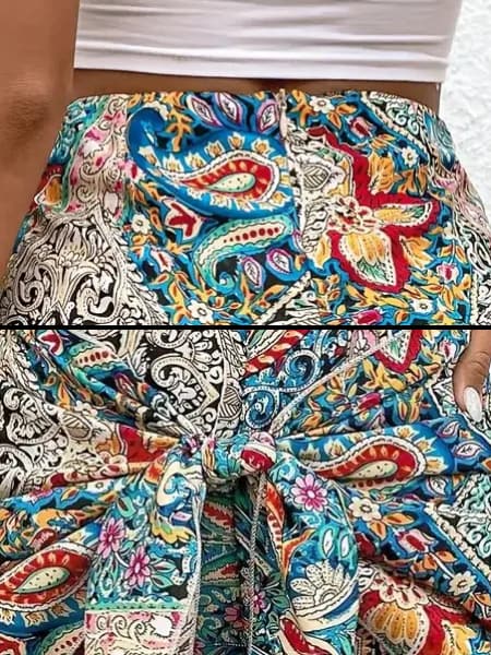 short motifs ethniques fleuris