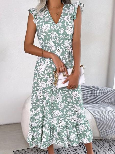 robe grossesse été fleurie