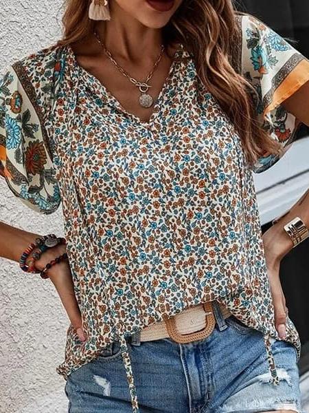 blouse fleurie hippie chic
