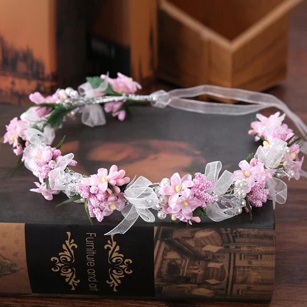 couronne de fleurs enfant