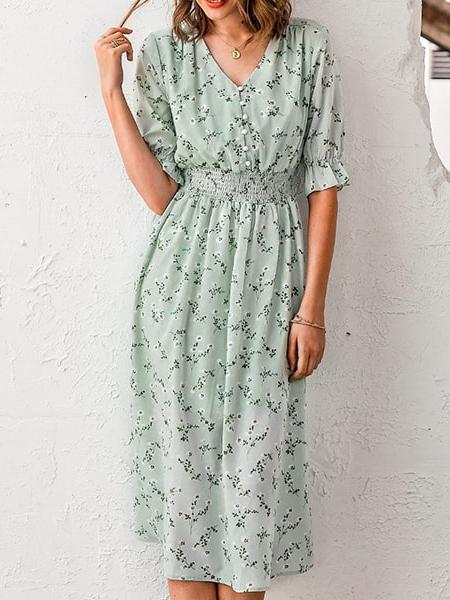 Robe Courte Fleurie Femme