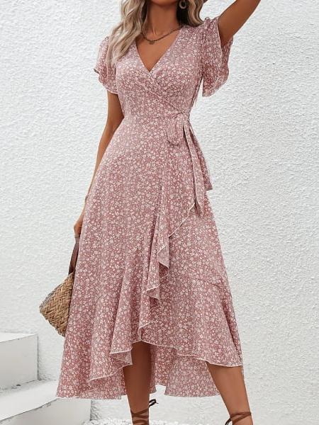 robe longue fleurie légère