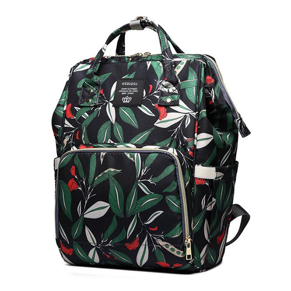 Sac à langer fleuri