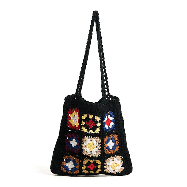 Sac crochet fleurs