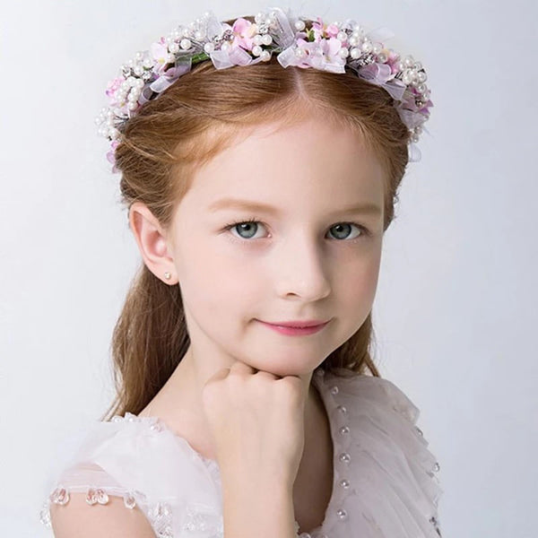 couronne de fleurs enfant