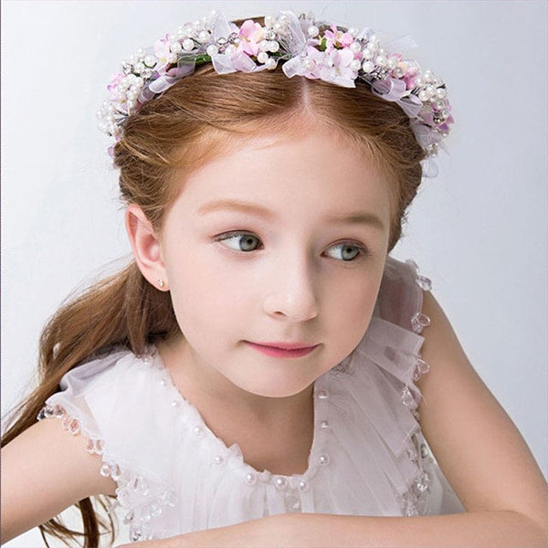 couronne de fleurs enfant