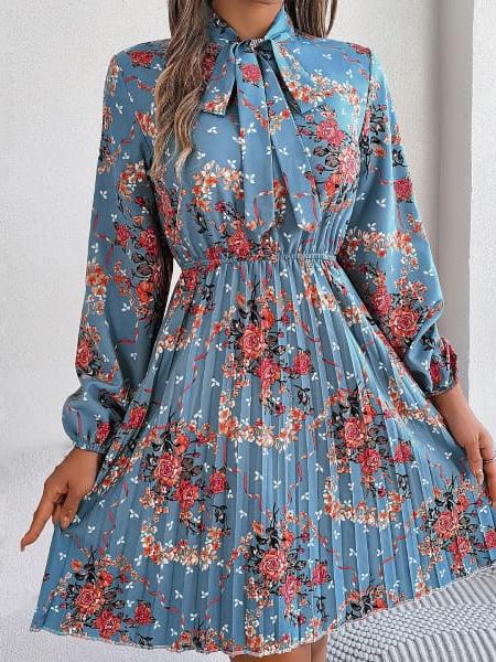 robe fleurie année 50