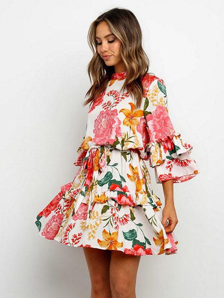 robe fleurie fantaisie