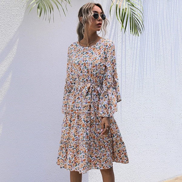robe florale chic