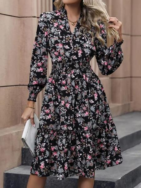 robe florale chic