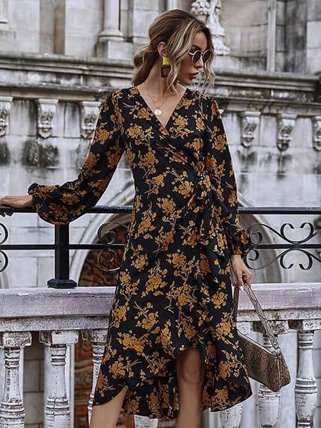 Ss Techno Robe Fleuri Shein Robe De Fiancaille Tendance Robe