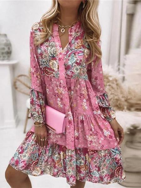 robe tunique fleurie